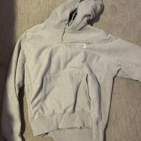 Grey champion reverse weave hoodie - Picture 1 of 1